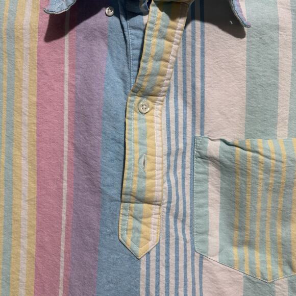 Chubbies The Nutter Polo Shirt Large Colorway Blue White Pink Casual Cabanacore - Picture 6 of 11